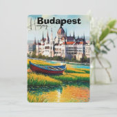 Budapest Reise Postkarten Kunst, Ungarn Reise Post (Stehend Vorderseite)