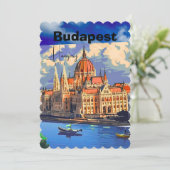 Budapest Reise Postkarten Kunst, Ungarn Reise Post (Stehend Vorderseite)