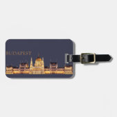 Budapest Reise Souvenir Gepäckanhänger (Vorderseite horizontal)