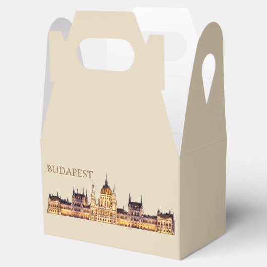 Budapest Reise Souvenir Geschenkschachtel (Geöffnet)