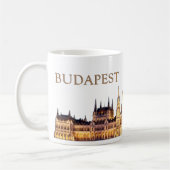 Budapest Reise Souvenir Kaffeetasse (Links)