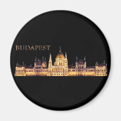 Budapest Reise Souvenir Magnet (Vorne)