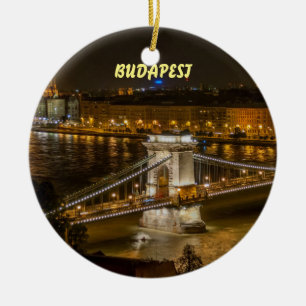 Budapest Schöne Weihnachtsfeier Keramik Ornament