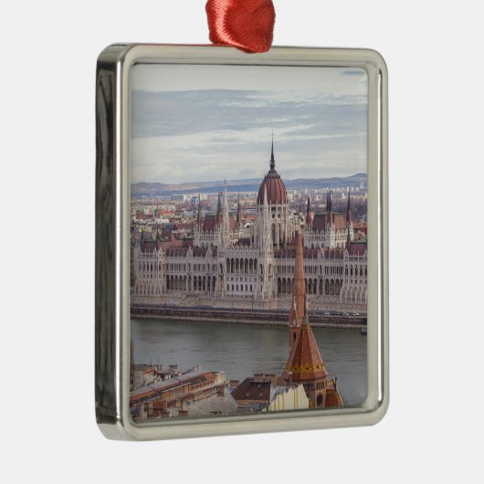 Budapest Silbernes Ornament (Rechts)