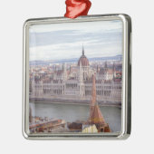 Budapest Silbernes Ornament (Links)