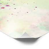 Budapest skyline im Watercolor background Fotodruck (Ecke)