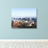 Budapest Skyline Leinwanddruck (Insitu (Holzboden))
