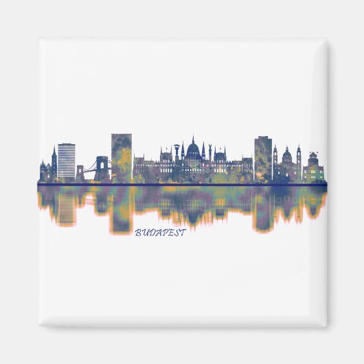 Budapest Skyline Magnet (Vorne)