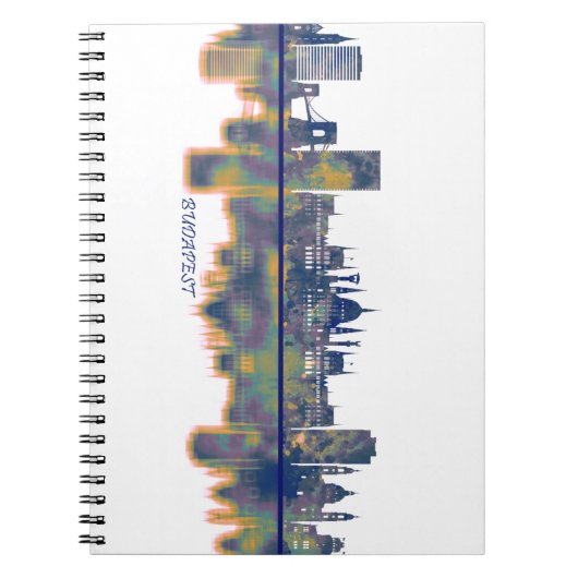 Budapest Skyline Notizblock (Vorderseite)