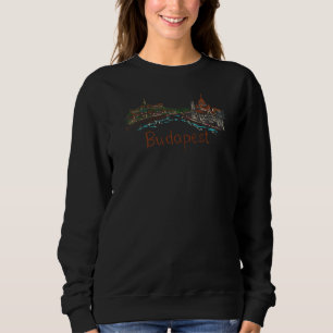 Budapest Stadt Ungarn Souvenirgeschenk für Frauen Sweatshirt