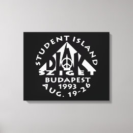 Budapest, Studenteninsel, Diak Sziget, Rock Poster Leinwanddruck