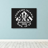 Budapest, Studenteninsel, Diak Sziget, Rock Poster Leinwanddruck (Insitu (Holzboden))