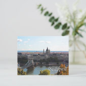 Budapest Travel Postcard Postkarte (Stehend Vorderseite)