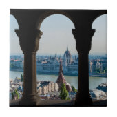 Budapest und das ungarische Parlament Fliese (Vorderseite)