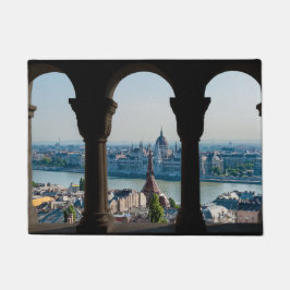 Budapest und das ungarische Parlament Fußmatte