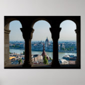 Budapest und das ungarische Parlament Poster (Vorne)