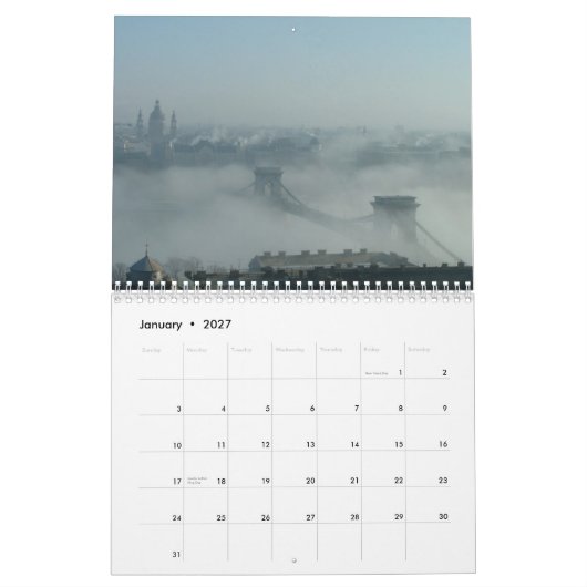 Budapest und die Donau - 2013 Kalender (Jan 2027)