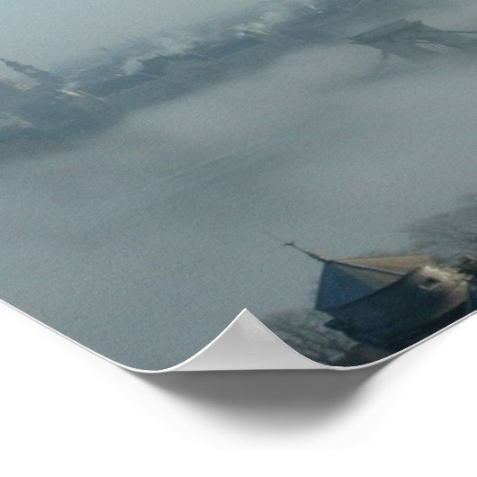 Budapest und die Donau Poster (Ecke)