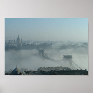 Budapest und die Donau Poster