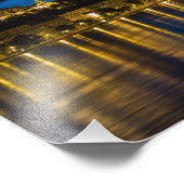 Budapest und Donau Fotodruck (Ecke)