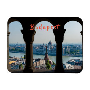 Budapest und ungarisches Parlament Magnet