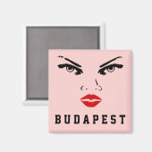 Budapest, Ungarische Ehefrau Girlfriend Bride Magnet (Vorderseite/Rückseite)