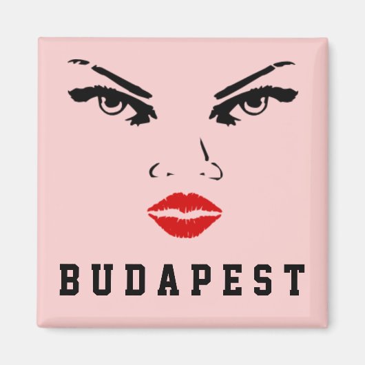 Budapest, Ungarische Ehefrau Girlfriend Bride Magnet (Vorne)