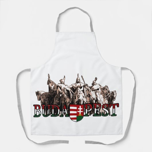 Budapest Ungarische Helden Schürze (Vorderseite)