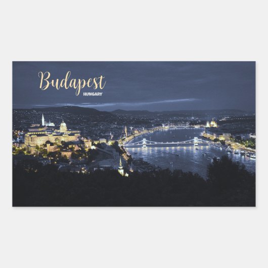 Budapest Ungarn Aufkleber (Vorderseite)