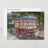 Budapest, Ungarn, Book Cart Postkarte (Vorne/Hinten)