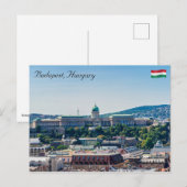 Budapest, Ungarn - Burg Buda Postkarte (Vorne/Hinten)