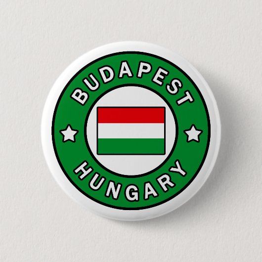 Budapest Ungarn Button (Vorderseite)