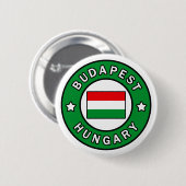 Budapest Ungarn Button (Vorne & Hinten)