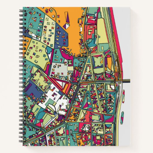 Budapest, Ungarn | City Map Notizblock (Vorderseite)