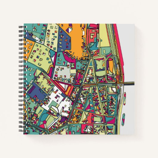 Budapest, Ungarn | City Map Notizblock (Vorderseite)
