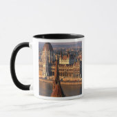 Budapest, Ungarn, die Donau, Parlament Tasse (Links)