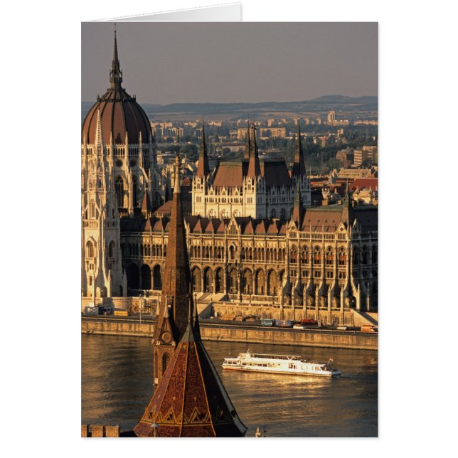 Budapest, Ungarn, Donau Fluss, Parlament (Vorne)