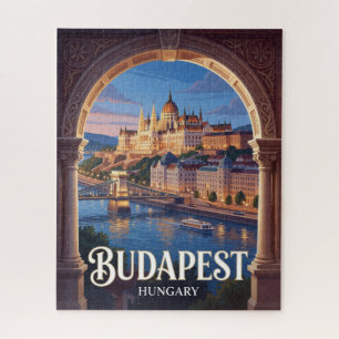 Budapest Ungarn Donau Fluss Reise Puzzle