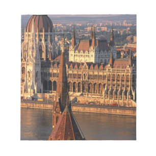 Budapest, Ungarn, Donau, Parlament Notizblock