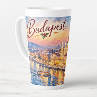 Budapest Ungarn Donau Parlament Weihnachten Milchtasse