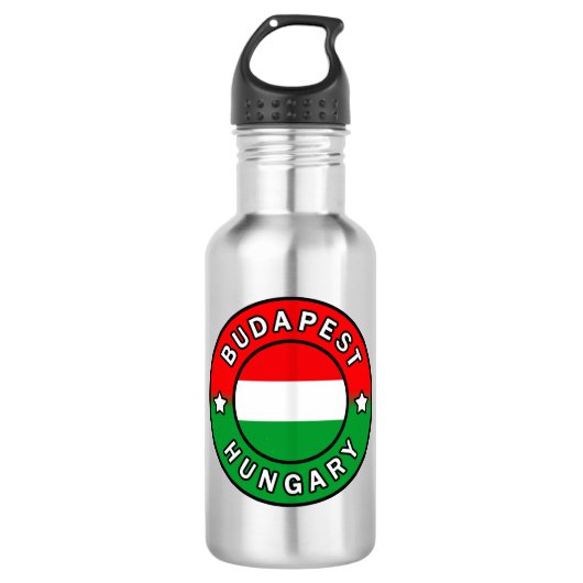 Budapest Ungarn Edelstahlflasche (Vorderseite)