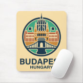 Budapest Ungarn Europa Mousepad (Mit Mouse)