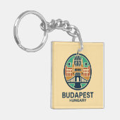Budapest Ungarn Europa Schlüsselanhänger (Vorderseite links)