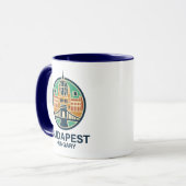 Budapest Ungarn Europa Tasse (Vorderseite Links)