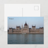 Budapest Ungarn Feiertagspostkarte (Vorne/Hinten)