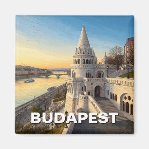 Budapest Ungarn Fisherman's Bastion Travel Magnet