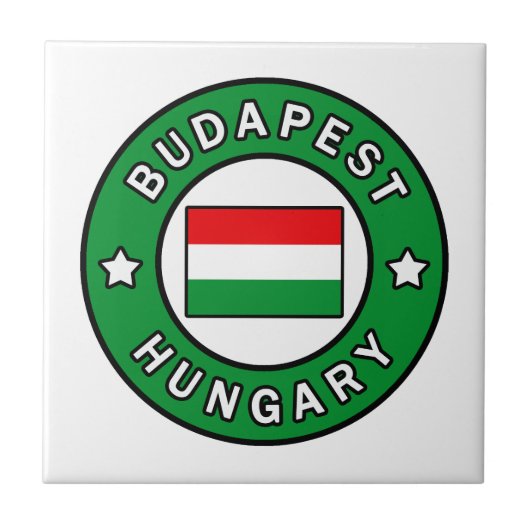 Budapest Ungarn Fliese (Vorderseite)