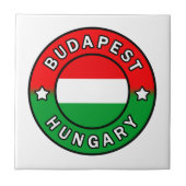 Budapest Ungarn Fliese (Vorderseite)
