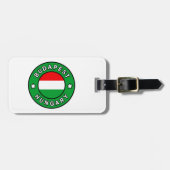 Budapest Ungarn Gepäckanhänger (Vorderseite horizontal)