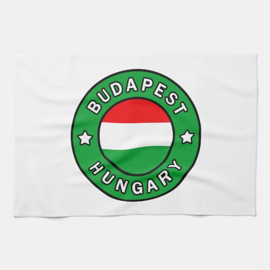 Budapest Ungarn Geschirrtuch (Horizontal)